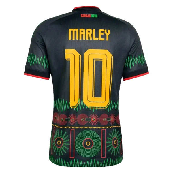 Jamaica Bob Marley 10 Fotbollströja Borta VM 2026