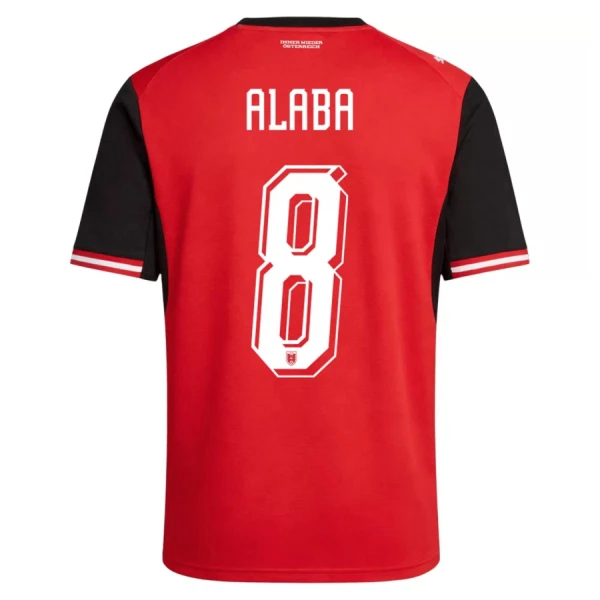 Österrike Alaba 8 Fotbollströja Hemma VM 2026