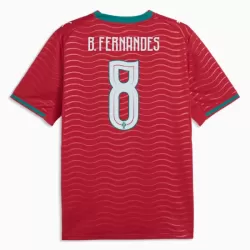 Portugal Bruno Fernandes 8 Fotbollströja Hemma VM 2026
