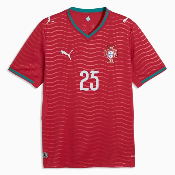 Portugal Nuno Mendes 25 Fotbollströja Hemma VM 2026