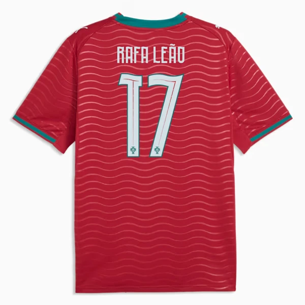 Portugal Rafael Leao 17 Fotbollströja Hemma VM 2026 Portugal Rafael Leao 17 Fotbollströja Hemma VM 2026