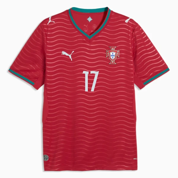 Portugal Rafael Leao 17 Fotbollströja Hemma VM 2026