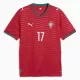 Portugal Rafael Leao 17 Fotbollströja Hemma VM 2026