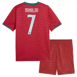 Portugal Ronaldo 7 Fotbollströja Barn Hemma VM 2026