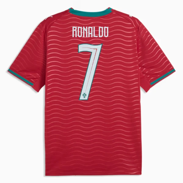 Portugal Ronaldo 7 Fotbollströja Hemma VM 2026