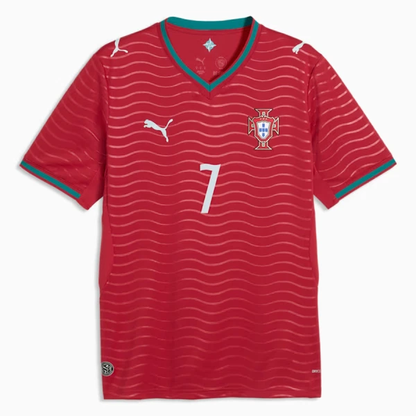 Portugal Ronaldo 7 Fotbollströja Hemma VM 2026
