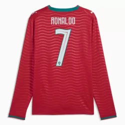 Portugal Ronaldo 7 Fotbollströja Hemma VM 2026 Långärmad