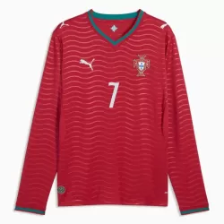 Portugal Ronaldo 7 Fotbollströja Hemma VM 2026 Långärmad