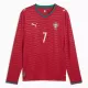 Portugal Ronaldo 7 Fotbollströja Hemma VM 2026 Långärmad