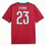 Portugal Vitinha 23 Fotbollströja Hemma VM 2026