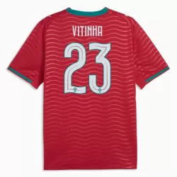 Portugal Vitinha 23 Fotbollströja Hemma VM 2026