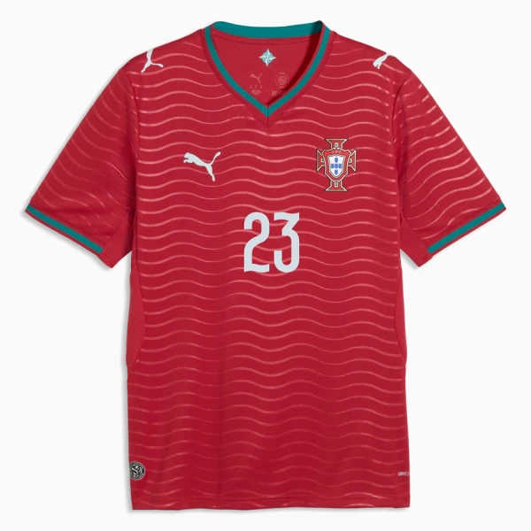 Portugal Vitinha 23 Fotbollströja Hemma VM 2026