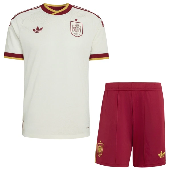 Spanien Fotbollströja Barn Borta VM 2026