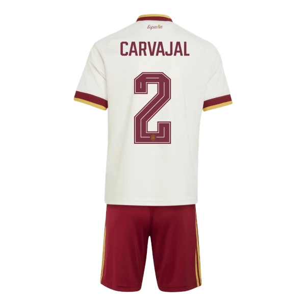 Spanien Carvajal 2 Fotbollströja Barn Borta VM 2026 Spanien Carvajal 2 Fotbollströja Barn Borta VM 2026