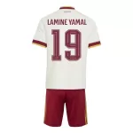Spanien Lamine Yamal 19 Fotbollströja Barn Borta VM 2026