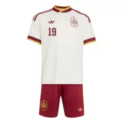 Spanien Lamine Yamal 19 Fotbollströja Barn Borta VM 2026