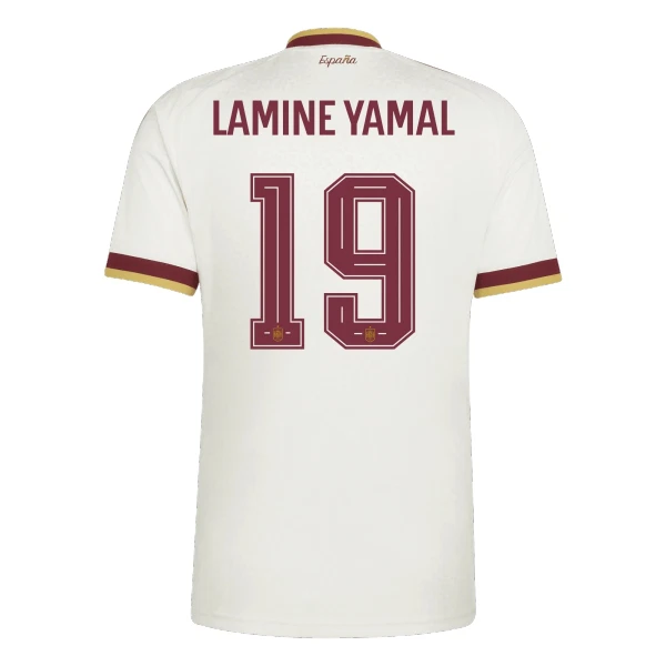 Spanien Lamine Yamal 19 Fotbollströja Borta VM 2026