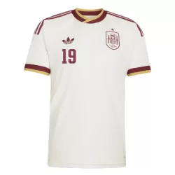 Spanien Lamine Yamal 19 Fotbollströja Borta VM 2026