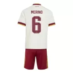Spanien Merino 6 Fotbollströja Barn Borta VM 2026