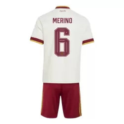 Spanien Merino 6 Fotbollströja Barn Borta VM 2026