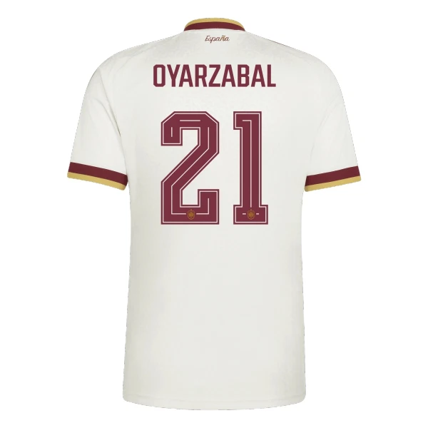 Spanien Oyarzabal 21 Fotbollströja Borta VM 2026