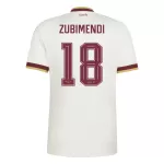 Spanien Zubimendi 18 Fotbollströja Borta VM 2026