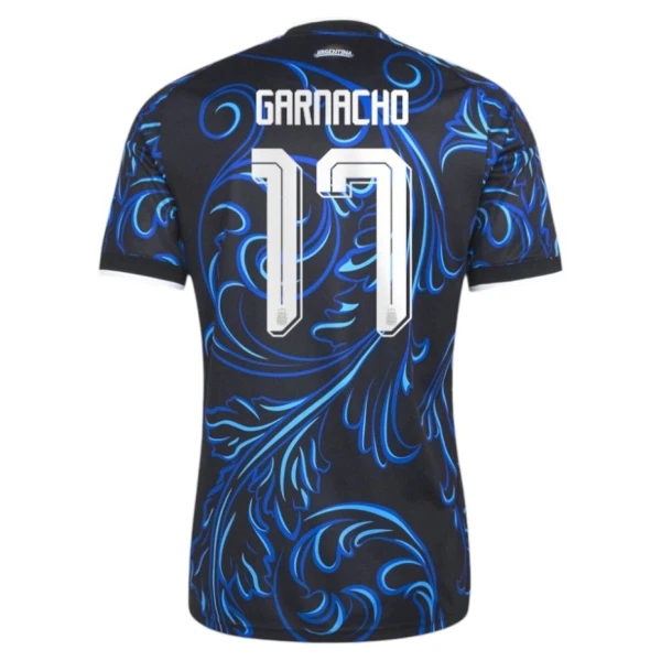 Argentina Garnacho 17 Fotbollströja Borta VM 2026