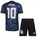 Argentina Messi 10 Fotbollströja Barn Borta VM 2026