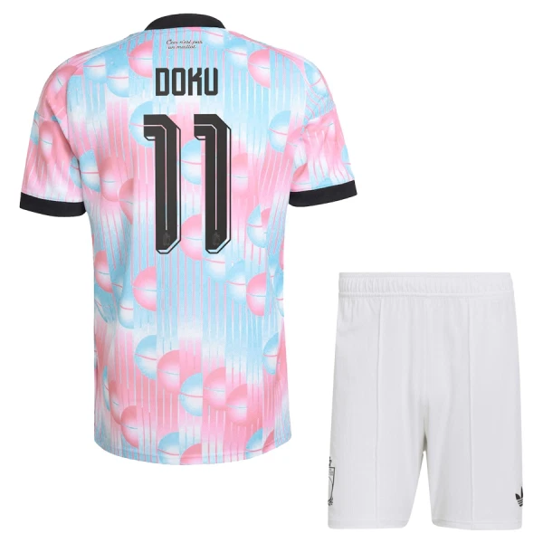 Belgien Doku 11 Fotbollströja Barn Borta VM 2026 Belgien Doku 11 Fotbollströja Barn Borta VM 2026