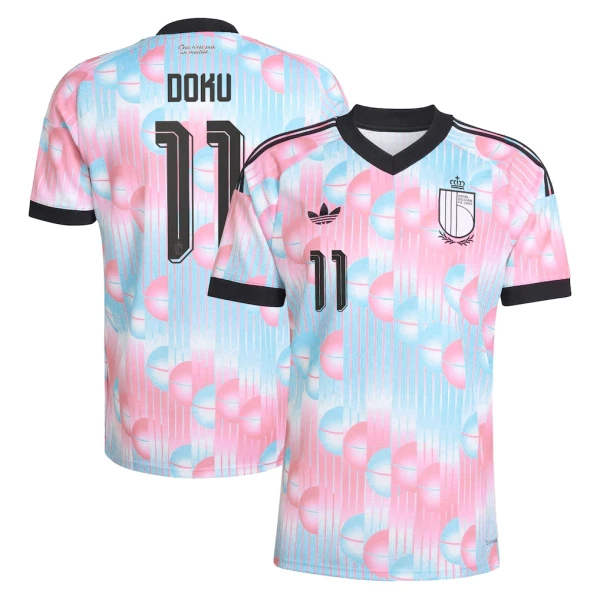 Belgien Doku 11 Fotbollströja Borta VM 2026 Belgien Doku 11 Fotbollströja Borta VM 2026