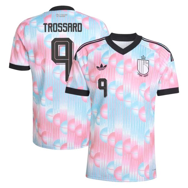Belgien Trossard 9 Fotbollströja Borta VM 2026 Belgien Trossard 9 Fotbollströja Borta VM 2026