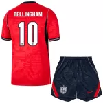 England Bellingham 10 Fotbollströja Barn Borta VM 2026
