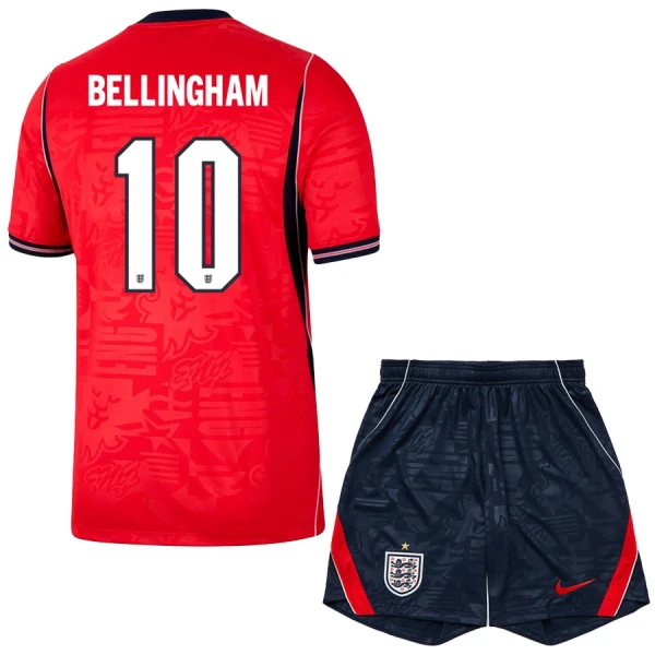 England Bellingham 10 Fotbollströja Barn Borta VM 2026