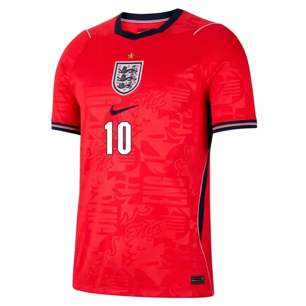 England Bellingham 10 Fotbollströja Barn Borta VM 2026