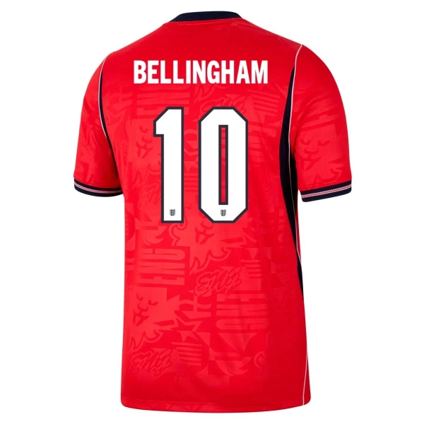 England Bellingham 10 Fotbollströja Barn Borta VM 2026