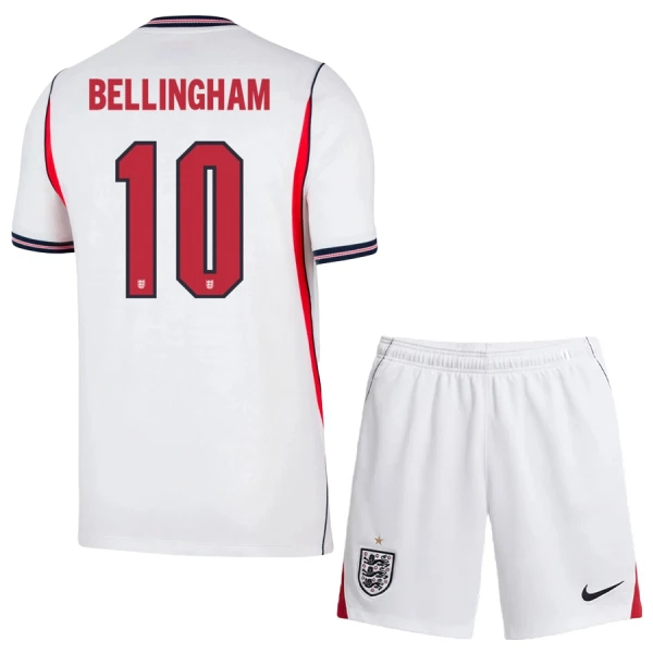 England Bellingham 10 Fotbollströja Barn Hemma VM 2026 England Bellingham 10 Fotbollströja Barn Hemma VM 2026