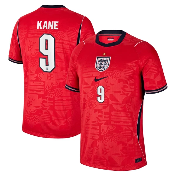 England Kane 9 Fotbollströja Borta VM 2026