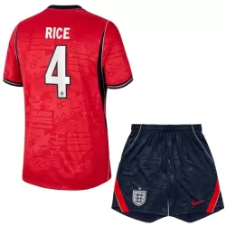 England Rice 4 Fotbollströja Barn Borta VM 2026