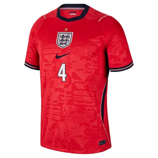 England Rice 4 Fotbollströja Barn Borta VM 2026
