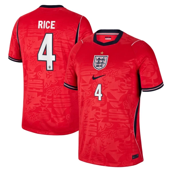 England Rice 4 Fotbollströja Borta VM 2026 England Rice 4 Fotbollströja Borta VM 2026