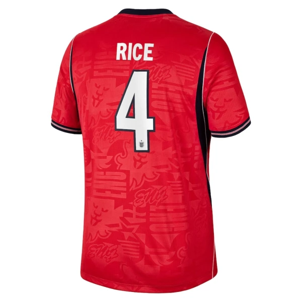 England Rice 4 Fotbollströja Borta VM 2026