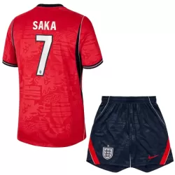 England Saka 7 Fotbollströja Barn Borta VM 2026