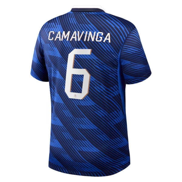 Frankrike Camavinga 6 Fotbollströja Barn Hemma VM 2026
