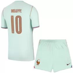 Frankrike Mbappé 10 Fotbollströja Barn Borta VM 2026