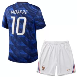 Frankrike Mbappé 10 Fotbollströja Barn Hemma VM 2026