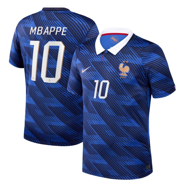 Frankrike Mbappé 10 Fotbollströja Hemma VM 2026