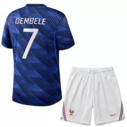 Frankrike O. Dembele 7 Fotbollströja Barn Hemma VM 2026