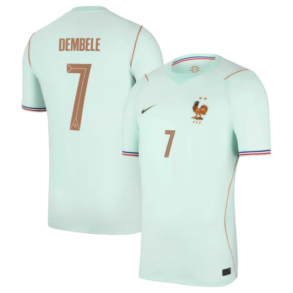 Frankrike O. Dembele 7 Fotbollströja Borta VM 2026