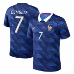 Frankrike O. Dembele 7 Fotbollströja Hemma VM 2026