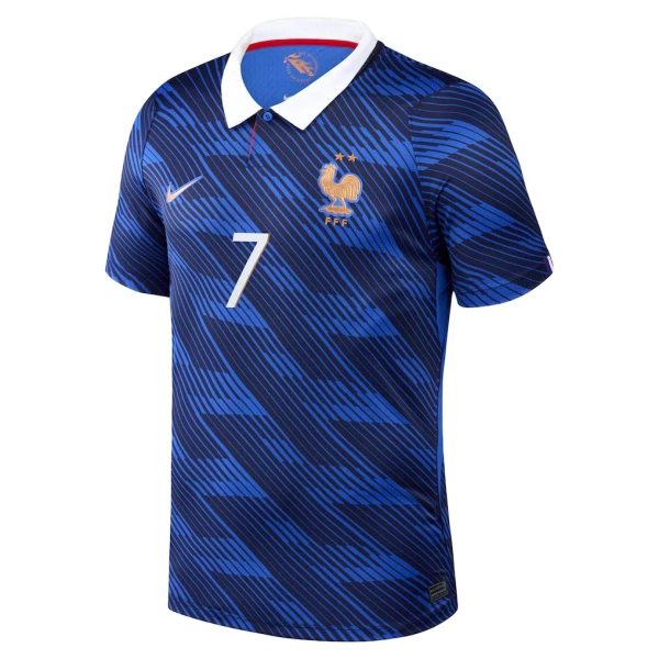 Frankrike O. Dembele 7 Fotbollströja Hemma VM 2026